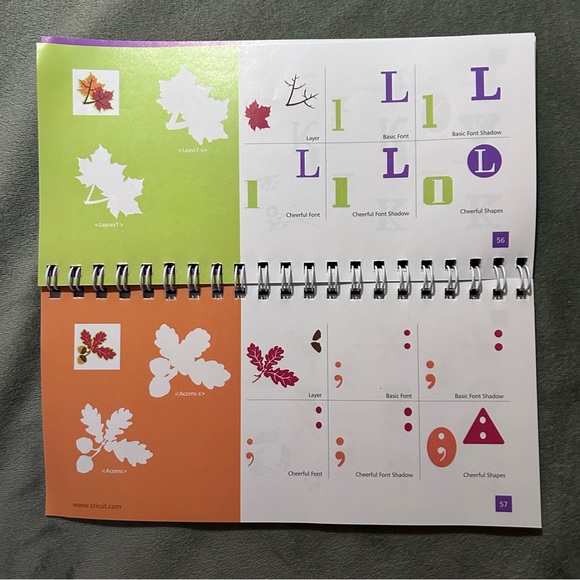 Cricut Creative Memories Cheerful seasons - shapes - Picture 9 of 16